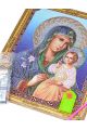 Алмазная мозаика на подрамнике «Божией Матери Неувядаемый Цвет» икона