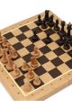 Шахматы складные «Стаунтон» доска панская из дуба 40x40 см