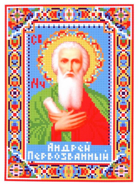 Набор для вышивания бисером «Андрей Первозванный» икона