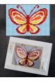 Алмазная мозаика «Разноцветная бабочка»