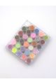 Бисер набор из 30 баночек «Glass bead» размер 12, фасовка по 15 гр