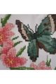 Алмазная мозаика «Зелёная бабочка» 