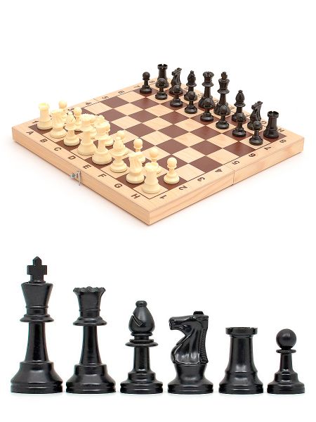 Шахматы «Стаунтон» пластик 29x29 см