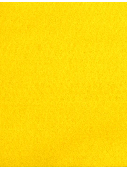 Фетр мягкий «Жёлтый - 1602» 1 мм, 30*20 см