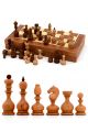 Шахматы с резными фигурами «Суздальские» доска панская из махагона 40x40 см