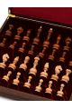 Шахматы с резными фигурами «Суздальские» ларец стаунтон венге 45 x 45 см