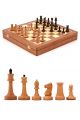 Шахматы «Стаунтон» ларец классический махагон 45x45 см