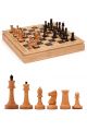 Шахматы «Стаунтон» ларец дворянский из дуба 45x45 см