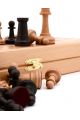 Шахматы складные «Стаунтон» доска панская  из бука 45x45 см