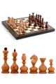 Шахматы с резными фигурами «Суздальские» доска складная панская из венге 40x40 см