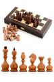 Шахматы с резными фигурами «Суздальские» доска складная панская из венге 40x40 см