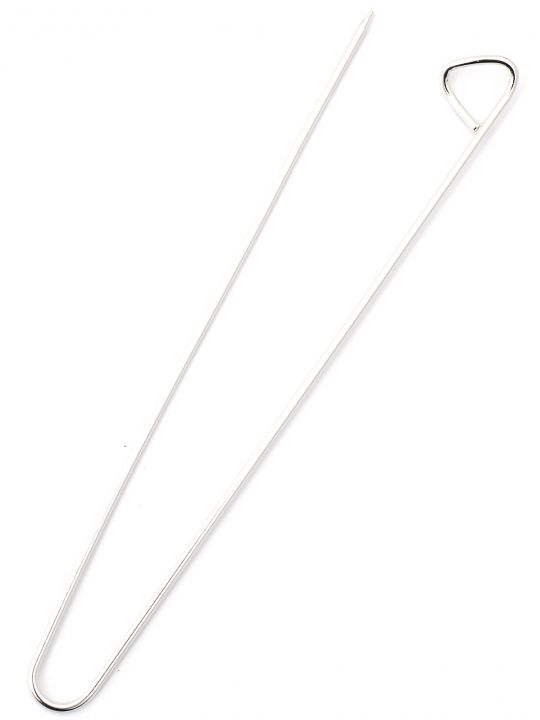 Булавка для вязания, длина 19 см, диаметр 2,7 мм. металл, 1 шт