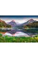 Картина по номерам на подрамнике «Чудесный рассвет на озере» холст, 40 x 30 см