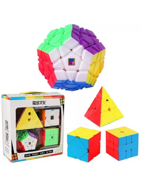 Подарочный набор кубиков Рубика «WCA shaped cube set MoYu» Уценка*