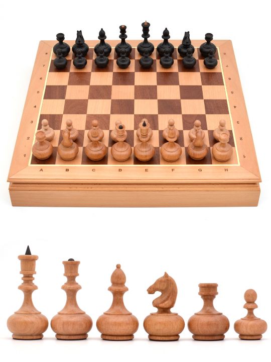 Шахматы «Бочата» ларец дворянский бук 45 см