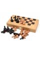 Шахматы складные «Бочата» доска панская из дуба 40x40 см