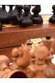 Шахматы «Дворянские» доска панская складная из махагона 40x40 см