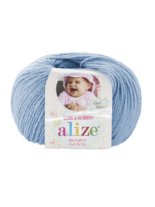 Пряжа для ручного вязания Alize «Baby wool-350» 175 метров, 50 гр