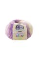 Пряжа секционного крашения  для ручного вязания Alize «Baby wool batik-7254» 175 метров, 50 гр 