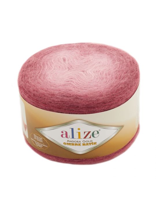 Пряжа для ручного вязания Alize «Angora gold ombre batik-7247» 825 метров, 150 гр
