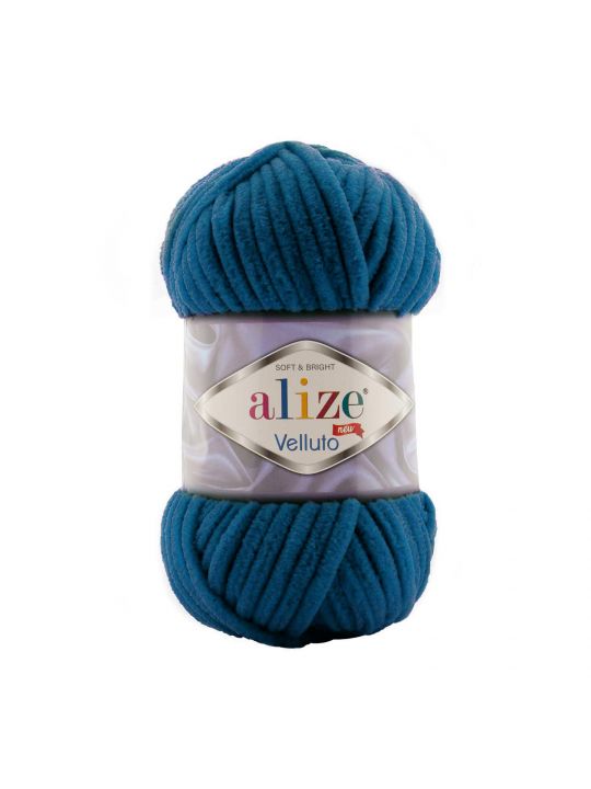 Пряжа для ручного вязания Alize «Velluto-646» 68 метров, 100 гр