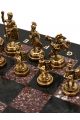 Шахматы бронзовые с каменной доской «Римская империя-2» 38x38 см
