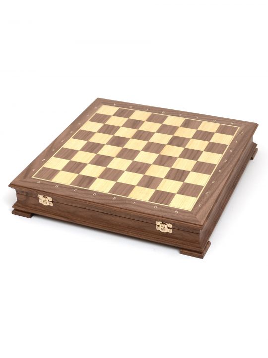 Шахматный ларец «Стаунтон» орех 40x40 см