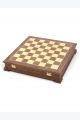 Шахматный ларец «Стаунтон» орех 40x40 см