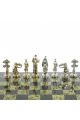 Шахматы металлические с каменной доской «Дон Кихот» 40х40 см