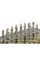 Шахматы металлические с каменной доской «Римские легионеры» 32х32 см
