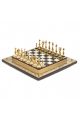Шахматы металлические с каменной доской «Классические» 47х47 см