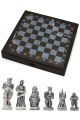 Шахматы «Средневековье» в ларце с выдвижными ящиками 44x44 см