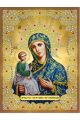 Алмазная мозаика на подрамнике «Богородица Иерусалимская» икона