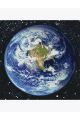 Алмазная мозаика без подрамника «Планета Земля» 70x70 см, 30 цветов