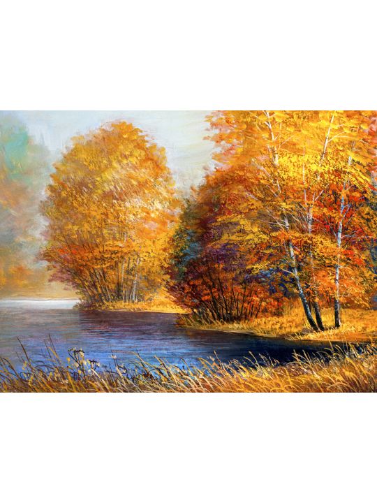 Картина интерьерная «Осенний Мотив» холст 40 x 30 см