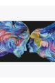 Алмазная мозаика без подрамника «Воображение в красках» 50x40 см, 30 цветов