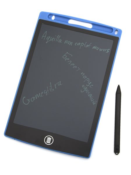 Графический планшет для рисования 8.5 дюйма, электронный синий