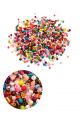 Бисер «Glass bead» разноцветный размер 6, фасовка 200 гр