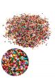Бисер «Glass bead» разноцветный размер 12, фасовка 50 гр
