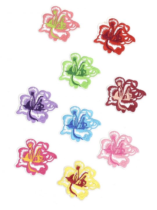 Аппликация термоклеевая «Лилия» набор из 9 цветов