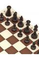 Шахматы «Турнирные» коричнево-белая виниловая доска 51x51 см