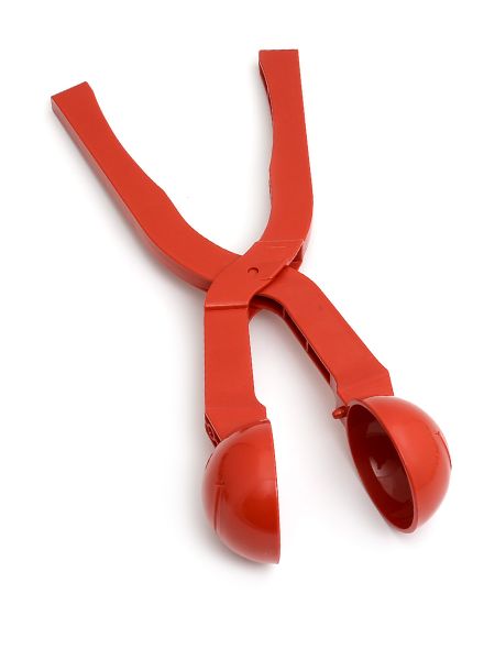 Игрушка «Снежный смайлик» форма для лепки снежка, красная, 36 см