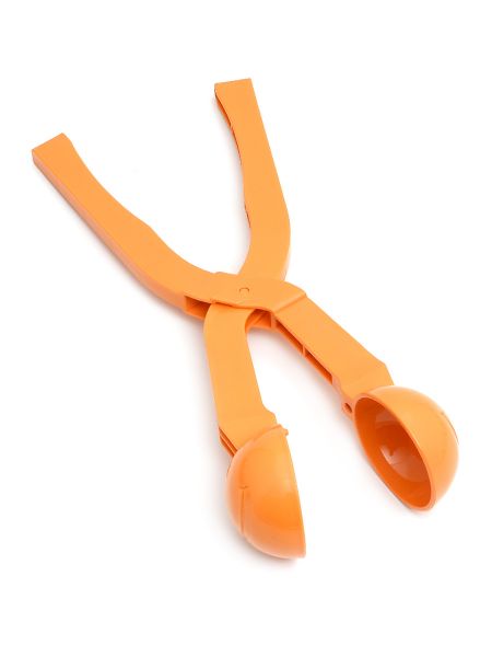 Игрушка «Снежный смайлик» форма для лепки снежка, оранжевая, 36 см
