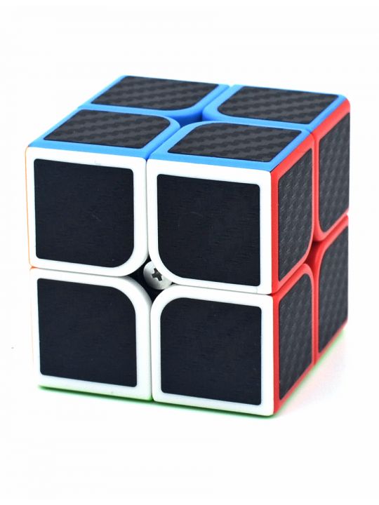 Кубик Рубика MoYu MeiLong 2х2 с карбоновыми наклейками