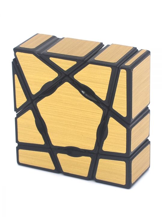 Зеркальный кубик Рубика YJ 1x3x3 «Mirror blocks» золото