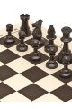 Шахматы «Турнирные-Люкс» черная виниловая доска 35x35 см