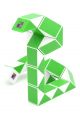 Головоломка «Змейка» 36 элементов зелено-белая