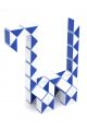 Головоломка «Змейка» 60 элементов сине-белая