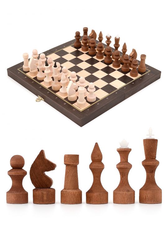 Шахматы «Wood Games» модерн сосна мини 29x29
