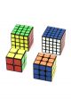 Набор кубиков Рубика 2х2-5х5 cube set QiYi черный пластик 